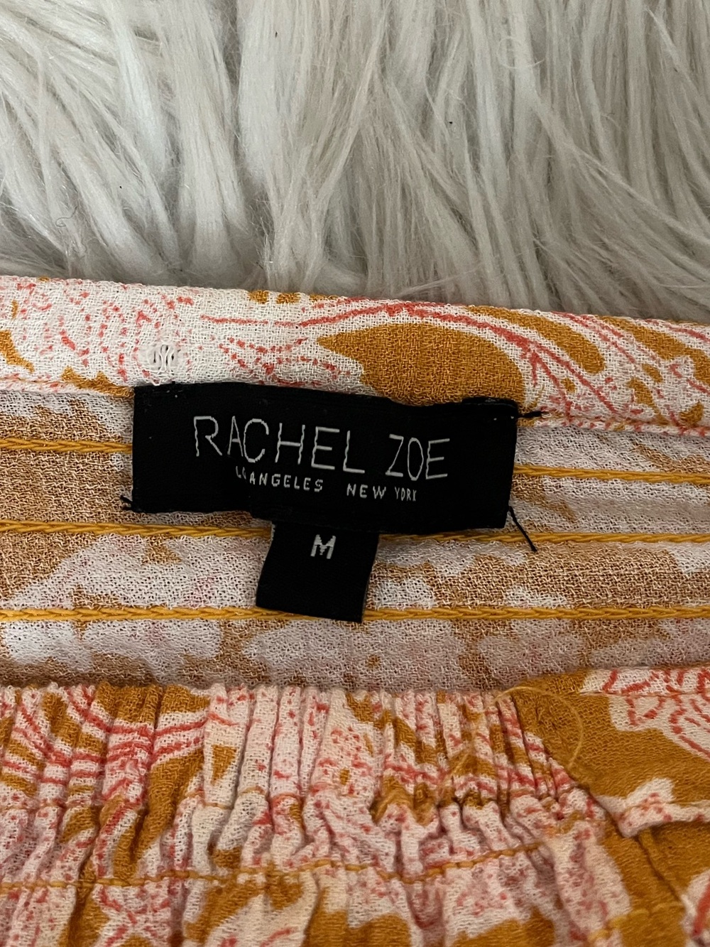 {Rachel Zoe} Floral Maxi Skirt with Button-Down Front & High-Low Ruffle Hem - Picture 8 of 9